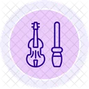Musical Instrument Repair Line Icon Icon