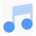Musical Note Quaver Music Player Icon