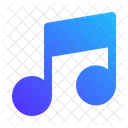 Musical Note Quaver Music Player Icon