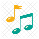 Musical Notes Mexico Celebration Icon