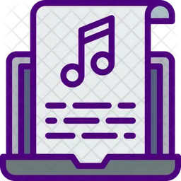 Musical Script  Icon