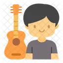 Musician Guitarist Guitar Icon