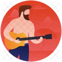 Musician Beach Music Beach Party Icon