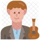 Musician Guitarist Avatar 아이콘