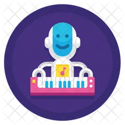 Musician Robot  Icon