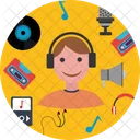 Musico Musica Audio Icono