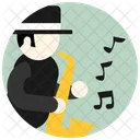 Musico Avatar Trabajo Icono