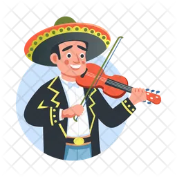 Músico mariachi  Icono