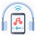 Musik Streaming Kopfhorer Symbol