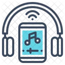 Musik Streaming Kopfhorer Symbol