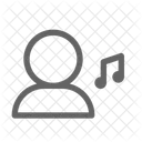 Musikbenutzer  Symbol