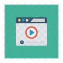 Browser Video Player Symbol