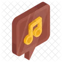 Musik Chat Kommunikation Konversation Icon