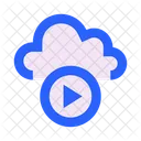 Cloud Video Medien Symbol