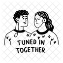 Musik hören  Symbol