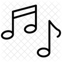 Musikmelodie Liedmelodie Musiknote Symbol