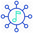 Musiknetzwerk  Symbol