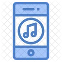 Musikplayer Anwendung Musikplayer App Smartphone Musikplayer Symbol