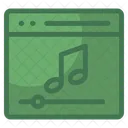 Musik-Player-Schnittstelle  Symbol