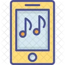 Musik Tab Musik Player Handy Symbol