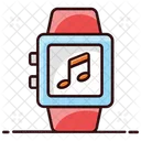 Musikuhr Soundtrack Uhr Smartwatch Symbol