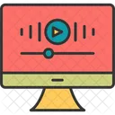 Musikvideo Computer Monitor Symbol