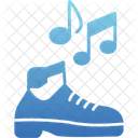 Musical Schuhklopfen Musik Icon