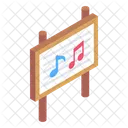 Musiktafel Songtexttafel Tafel Symbol