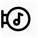 Musiktafel Tafel Musikwerbetafel Symbol