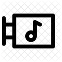 Musiktafel Tafel Musikwerbetafel Symbol