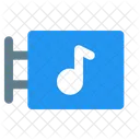 Musiktafel Tafel Musikwerbetafel Symbol