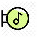 Musiktafel Tafel Musikwerbetafel Symbol