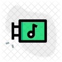 Musiktafel Tafel Musikwerbetafel Symbol
