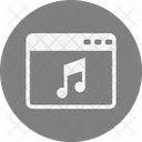 Musik Website Webseite Symbol