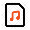 Musikdatei Audiodatei Dokument Symbol