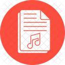 Datei Musik Audiodatei Icon