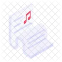 Musikdatei Audiodatei Dateiformat Symbol