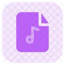 Musikdatei Musikdokument Audio Symbol