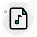 Musikdatei Musikdokument Audio Symbol