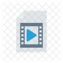 Dokument Datei Video Symbol