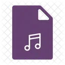 Musik Musikdatei Musikformat Icon