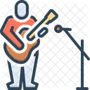 Musiker Kontrabassist Komponist Symbol