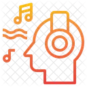 Musik hören  Symbol