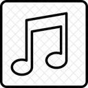 Musiknote Musikton Audioton Symbol