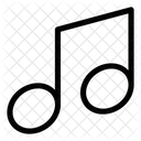 Musiknote Musiknote Musikton Symbol
