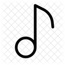 Musiknote Achtelnote Musikton Symbol