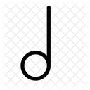 Musiknote Achtelnote Musikton Symbol