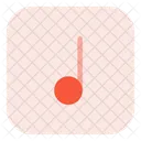 Musiknote Achtelnote Musikton Symbol