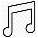 Musiknote Musikton Achtelnote Symbol