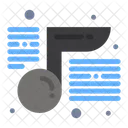 Musiknote Achtelnote Musikton Symbol